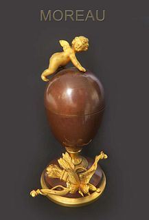 A Louis Auguste Moreau (1855-1919) Bronze Box