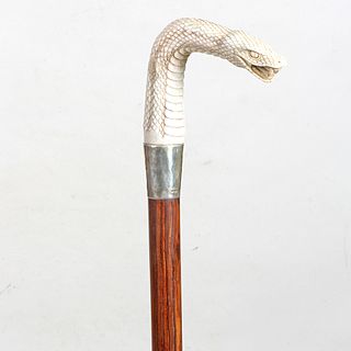 Carved Snake Cane