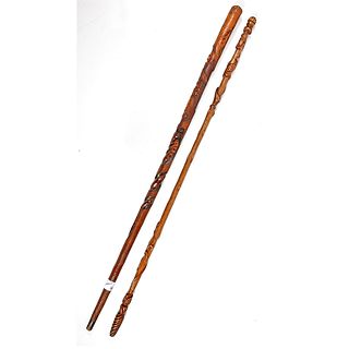 Two Mexican Folk Sticks