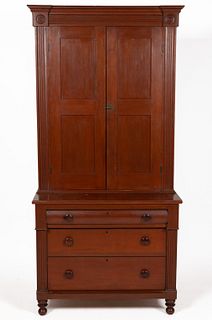 AMERICAN CLASSICAL PAINTED CHERRY LINEN PRESS