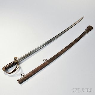 Model 1833 Dragoon Saber and Scabbard
