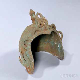 Southeast Asian Bronze Helmet