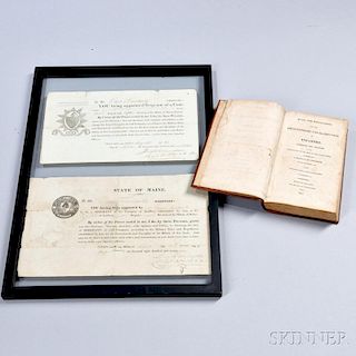 Two Framed Appointments and an Infantry Regulations Manual