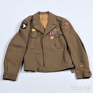 Eisenhower Jacket Owned by Private Charles Kadlec, 101st Airborne Division and European Theatre of Operations