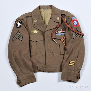Eisenhower Jacket Owned by Sargent Wade Martin, 82nd and 101st Airborne Divisions