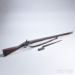 U.S. Model 1822/28 Musket and Mismatched Bayonet