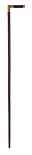 Rosewood and Gold Gentlemen's Cane