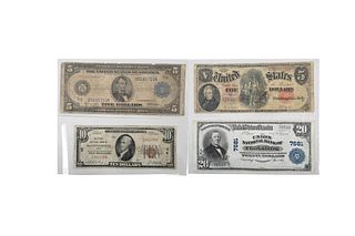 Currency Group, Four Bank Notes 