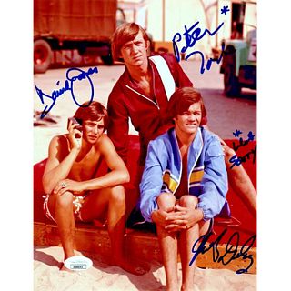 Peter Tork David Jones Micky Dolenz The Monkees Signed 8x10 Photo (JSA COA)
