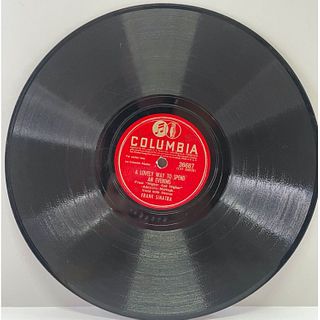 FRANK SINATRA Signed A Lovely Way To Spend 78 Vinyl Record (JSA LOA)
