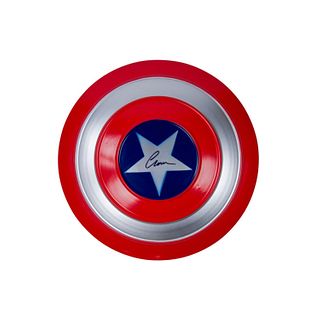 Chris Evans Signed "Captain America" Marvel Authentic Full-Size 18.5" Metal Shield (Beckett Hologram)