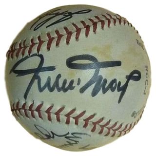 Hall Of Fame & Stars Signed Baseball (Billy Martin, Mays +6) 12436 (JSA LOA)
