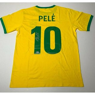 Pele Signed Brazil Soccer Jersey Beckett