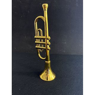 Edwin Diaz Signed Plastic Mini Trumpet (JSA COA)
