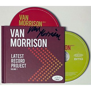 Van Morrison signed 2021 Latest Record Project Vol 1 Booklet Cover 2 CD (JSA LOA)
