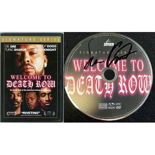 Suge Knight Signed 'Welcome to Death Row' DVD Tupac (JSA LOA)

