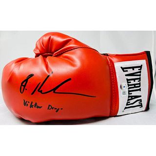 Florian Munteanu Signed "Viktor Drago" Boxing Glove Creed II (BAS COA)
