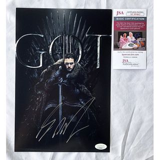George RR Martin Signed 8x12 Photo Game of Thrones (JSA COA)
