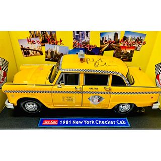 Robert De Niro Taxi Driver Signed 1:18 Die-Cast Taxicab Car (BAS COA)