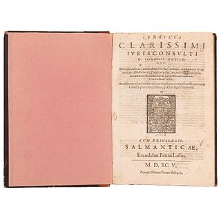 Gutierrez; Ioannis. Clarissimi Iurisconsulti. Salmanticae: Excudebat: Petrus Lassus, 1595.