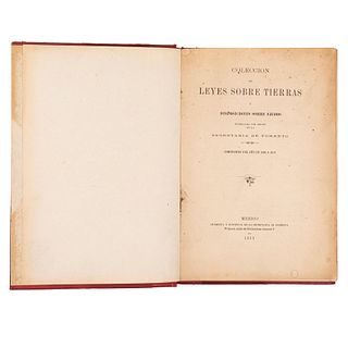 Secretaría de Fomento. Colección de Leyes sobre Tierras y Disposiciones sobre Ejidos. México, 1913.