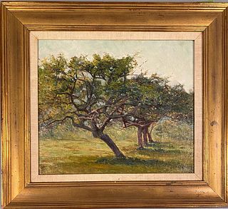 Albert Insley Landscape Oil on Board