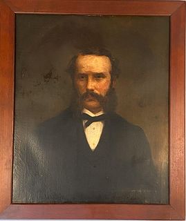 John Horsburgh 1835-1924 Portrait of a Gentleman O/C