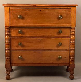 Federal Tall Chest with Turned Columns