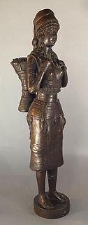Large Bronze Statue of a Woman