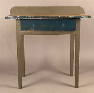 Antique Country One Drawer Work Table