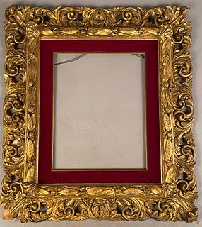 Ornate Frame with Velvet Interior Border