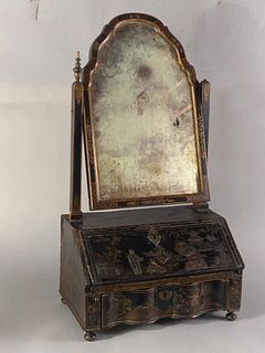 Chinoiserie Decorated Desk with Mirror