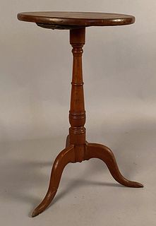 18th c Cherry Candle Stand