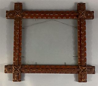 Tramp Art Picture Frame