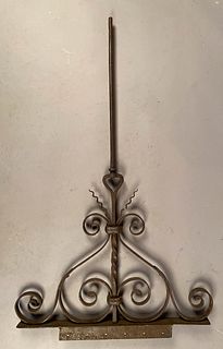 Ornate Hand Wrought Iron Architectural Decoration