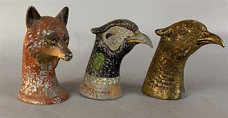 Three Vintage Animal Head Bottle Openers