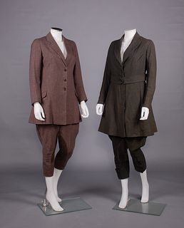 TWO RIDING ENSEMBLES, ONE BELONGING TO MIRIAM JAY WURTS (ANDRUS) 1932&1910