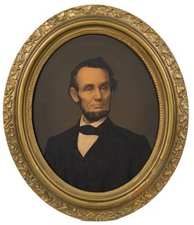 ABRAHAM LINCOLN PORTRAIT BY E. C. MIDDLETON, CINCINNATI, OHIO