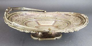 Silverplated Tray with Handle
