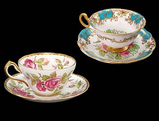 2 Items Lot, Late 19th C. English Cup & Saucer