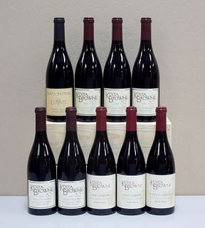 (9) Bottles Assorted Kosta-Browne Pinot Noir.
