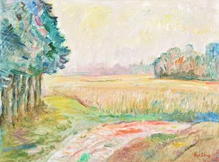 Karl Schrag Landscape Painting