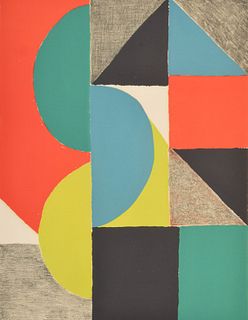 Sonia Delaunay "Venise" Lithograph, Signed Edition