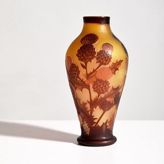 Emile Galle "Thistle" Vase