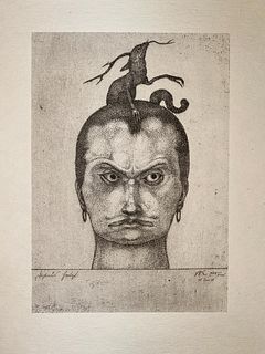 Paul Klee - Head of Menace
