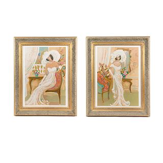 (2) Isaac Maimon 'Camille' & 'Candide' Serigraphs Signed
