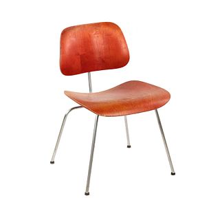Early Charles and Ray Eames LCM Red Plywood Chair