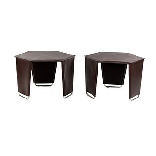 (2) Pair of Bellini Modern Living Movado End Tables