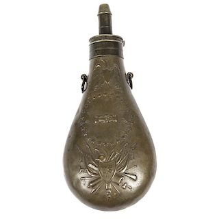 Peace Flask by Ames Dated 1844