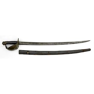 Model 1860 Ames Navy Cutlass with Scabbard